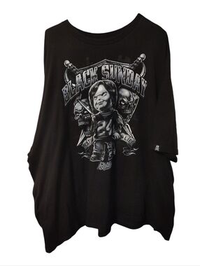 Black Sunday Oakland Raiders Chucky Child's Play T-shirt Men's
